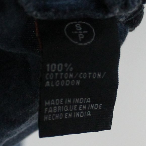 [BUFFALO DAVID BITTON] Blue Long-sleeve T-Shirt with  Crest - Picture 5 of 7